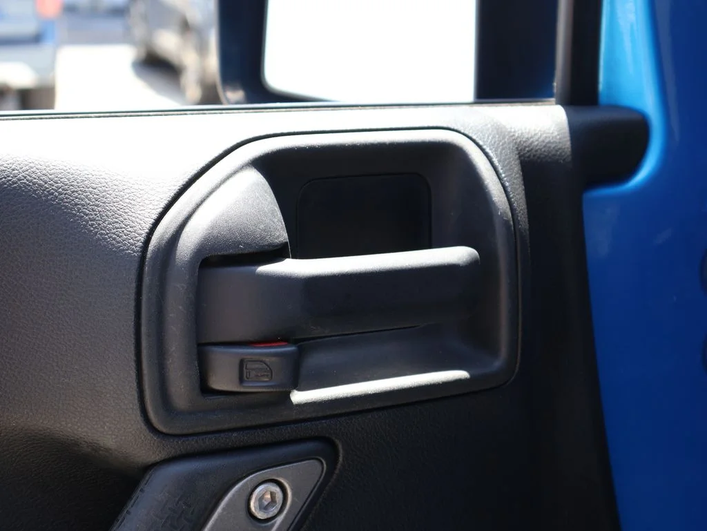 Used 2014 Blue Jeep Unlimited Sport image 21