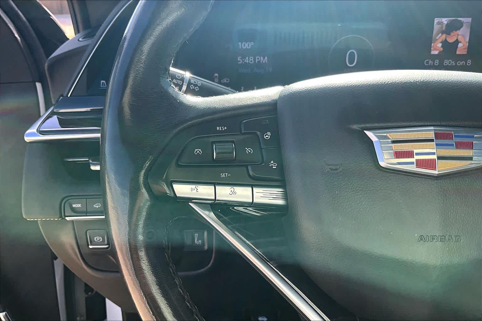 Used 2021 Crystal White Tricoat Cadillac Sport image 22