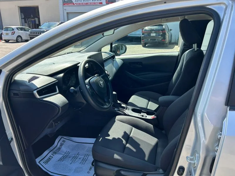 Used 2023 Silver Toyota LE Sedan 4D image 39