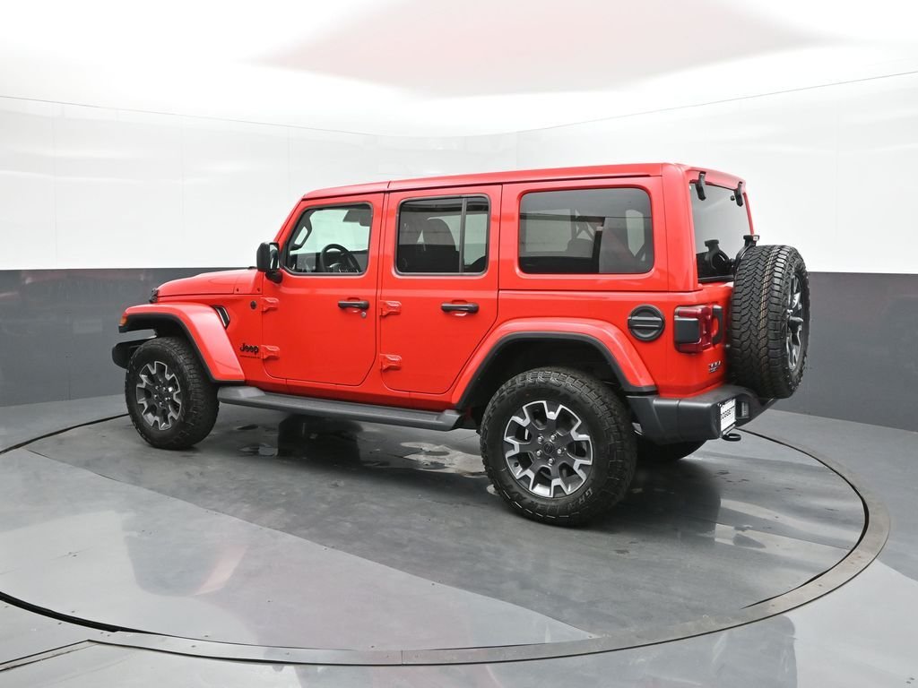 New 2025 Firecracker Red Clear-Coat Exterior Paint Jeep Sahara image 5