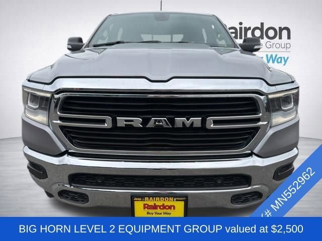 Used 2021 Billet Silver Metallic Clearcoat Ram Big Horn image 2