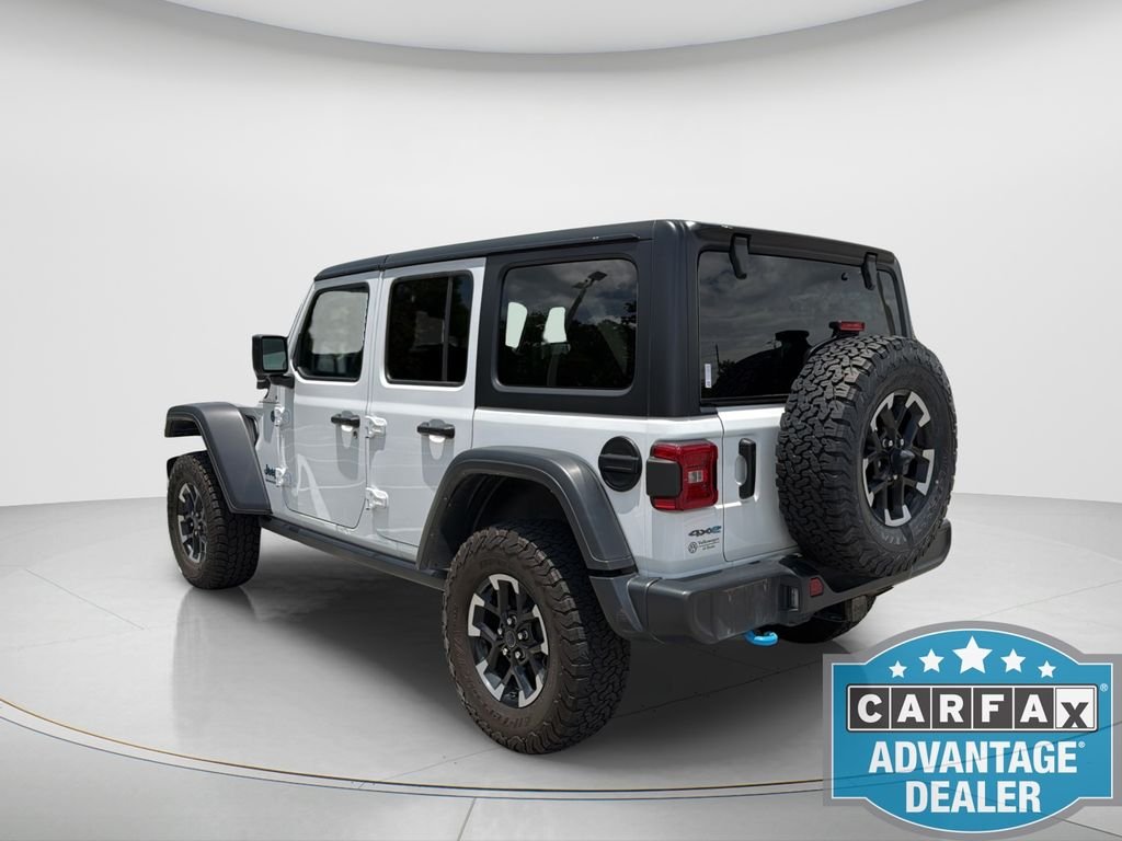 Used 2024 White Jeep Rubicon 4xe image 7