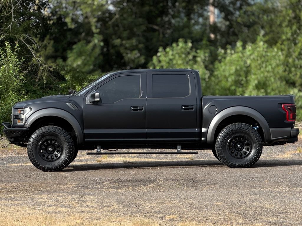 Used 2017 Shadow Black Ford Raptor image 4
