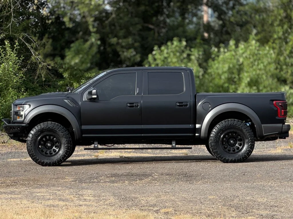 Used 2017 Shadow Black Ford Raptor image 4