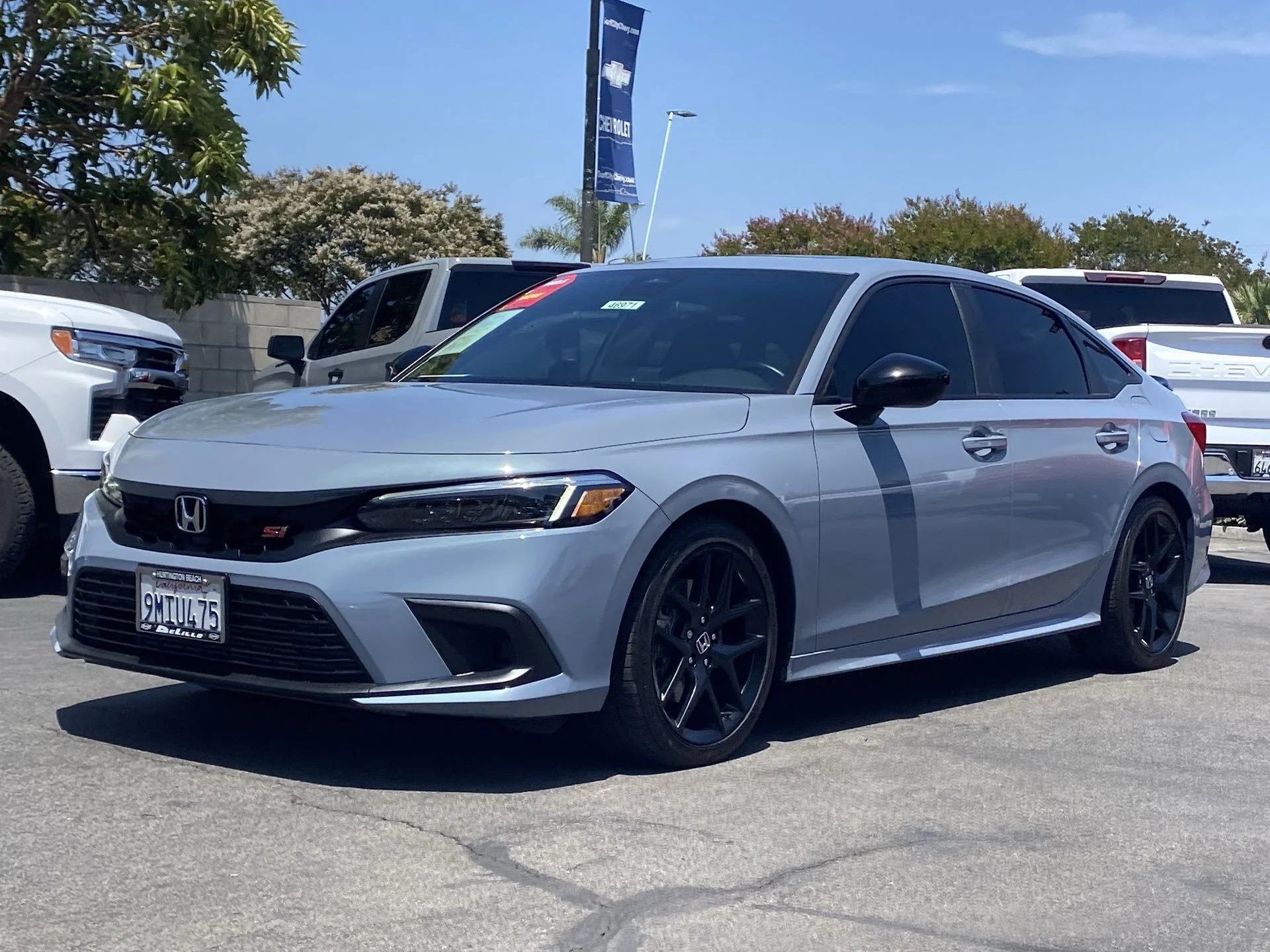 Used 2024 Sonic Gray Pearl Honda Si Manual Sedan image 2