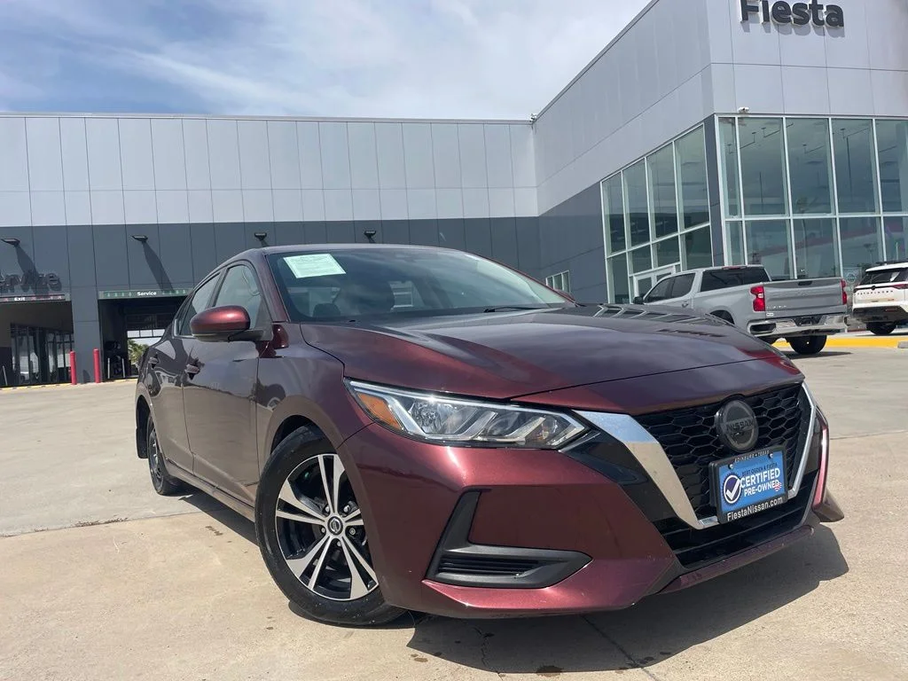 Used 2020 Red Nissan SV image 1