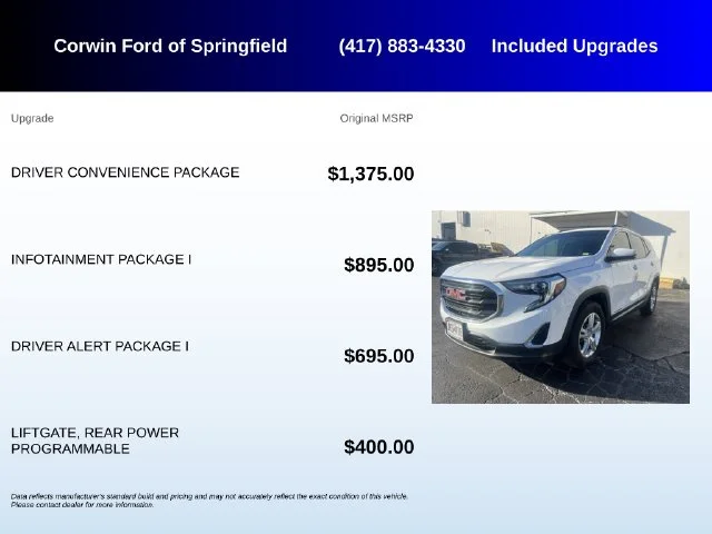 Used 2020 Summit White GMC SLE image 5