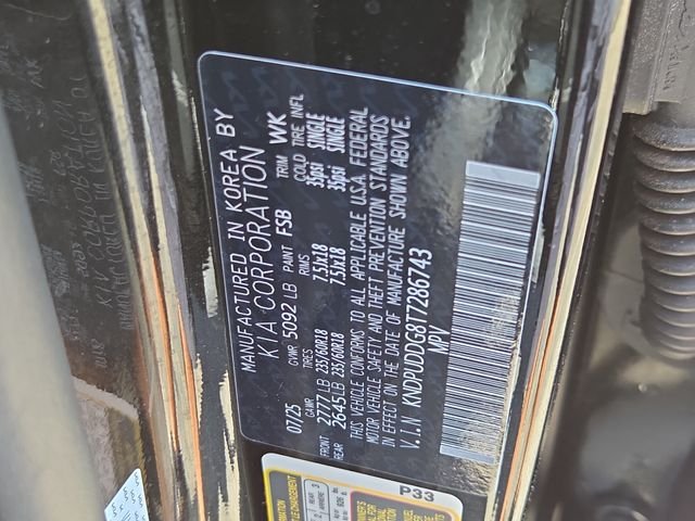 Used 2026 Fusion Black Kia S image 7