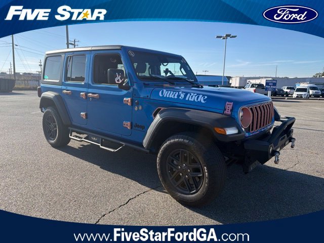 Used 2024 Blue Jeep Sport S image 1