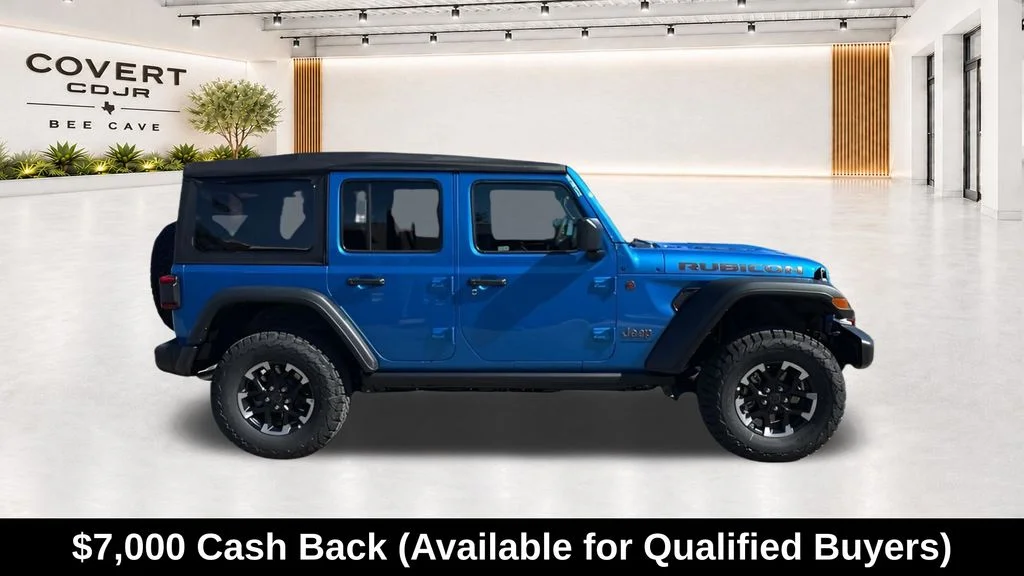 New 2026 Hydro Blue Pearl-Coat Exterior Paint Jeep Rubicon image 14