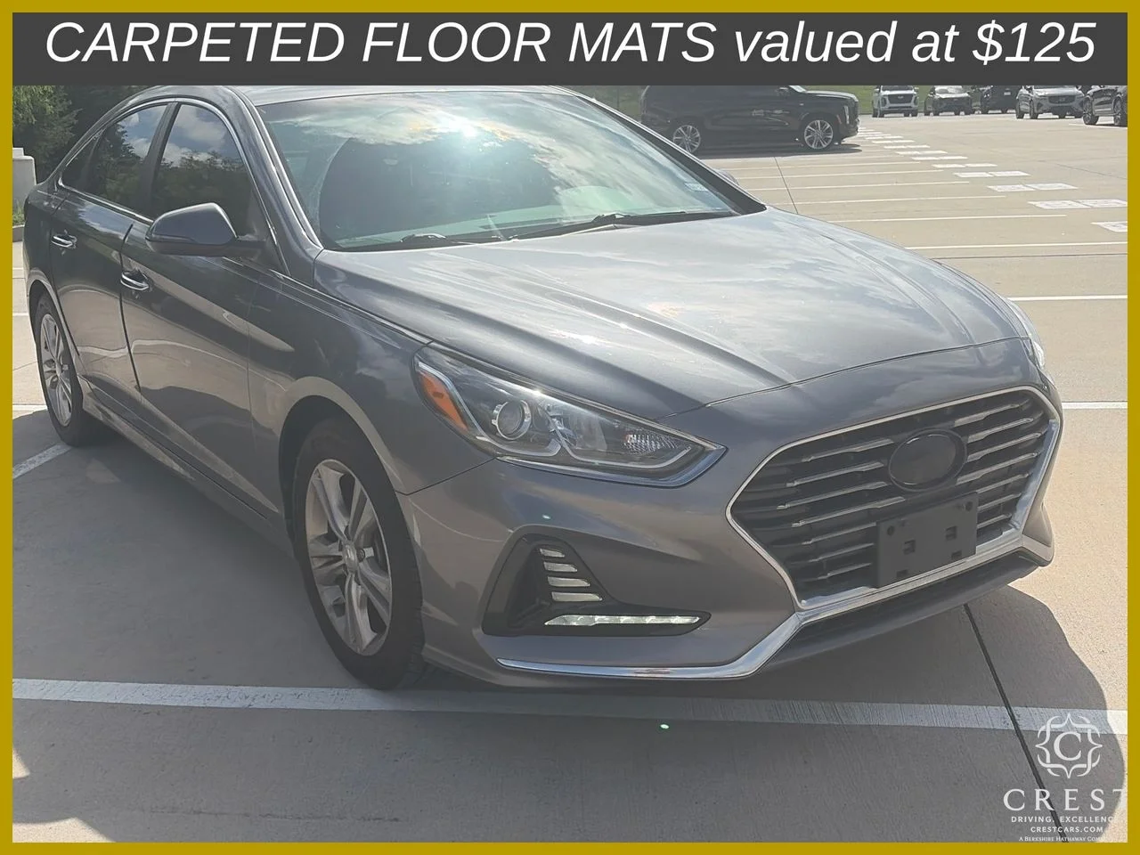Used 2018 Machine Gray Hyundai SEL image 1