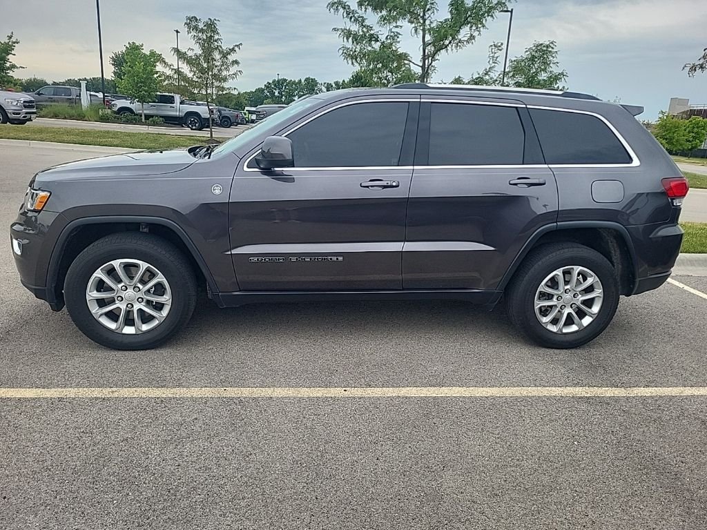 Certified Used 2021 Gray Jeep Laredo E image 2