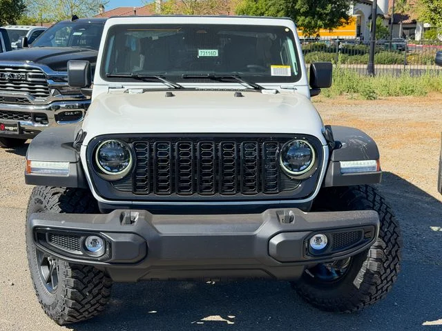 New 2026 Bright White Clear-Coat Exterior Paint Jeep Willys image 3