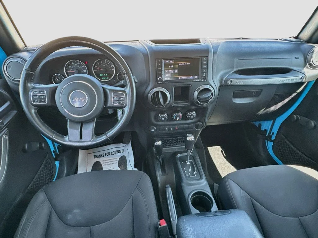Used 2018 Blue Jeep Unlimited Sport image 23