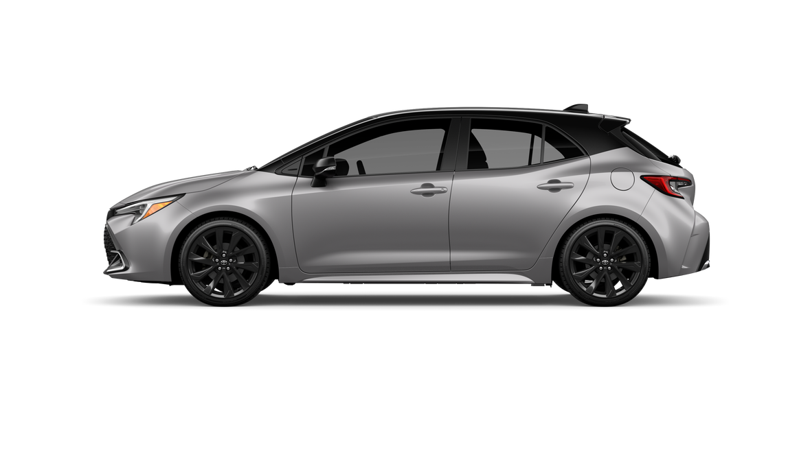 New 2027 Classic Silver Metallic with Black roof Toyota XSE image 25
