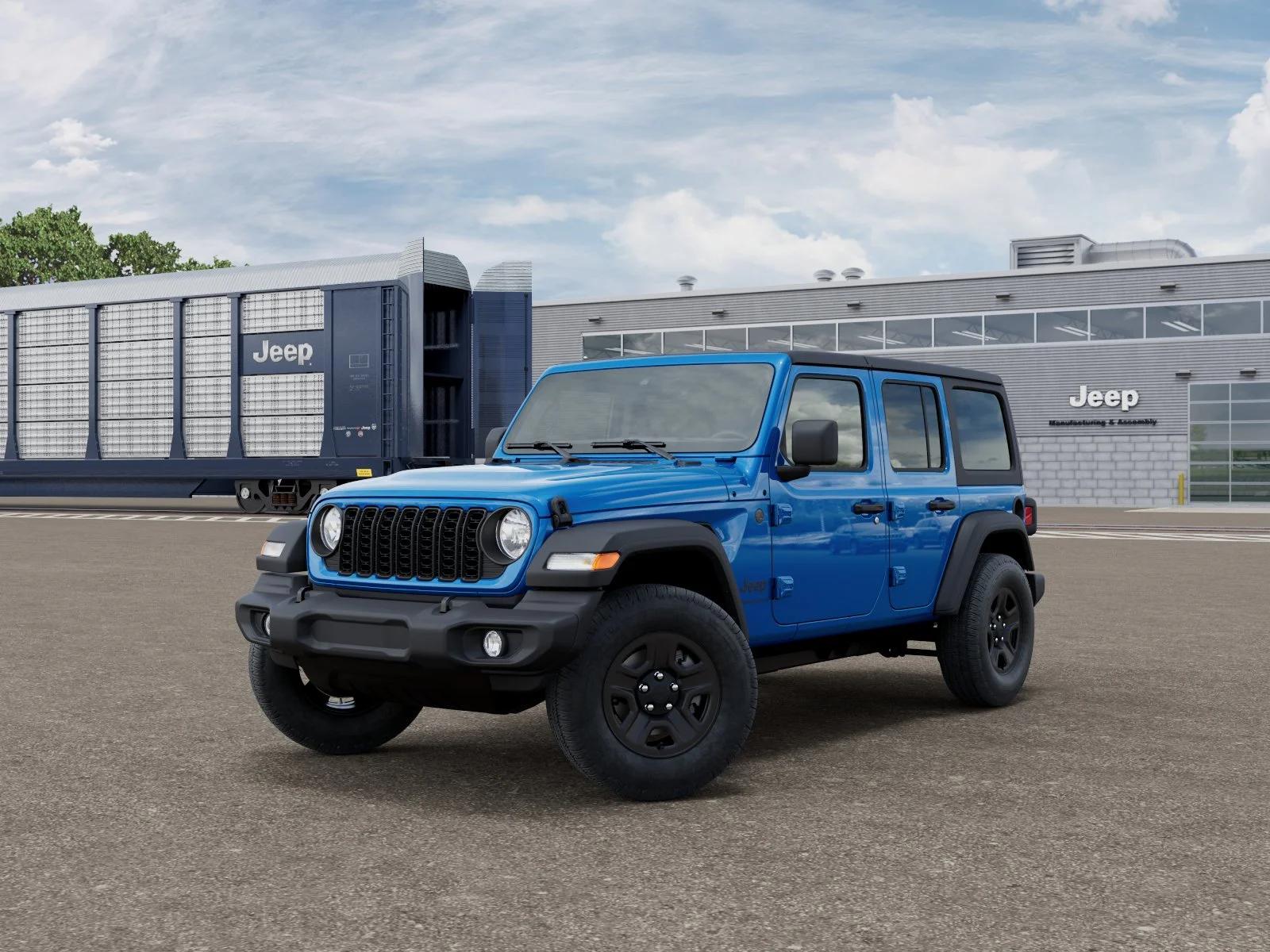 New 2026 Hydro Blue Pearl-Coat Exterior Paint Jeep  image 27