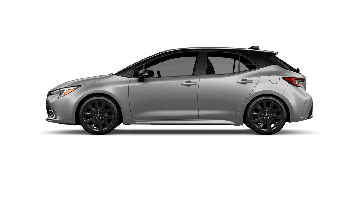 New 2027 Classic Silver Metallic with Black roof Toyota XSE image 25