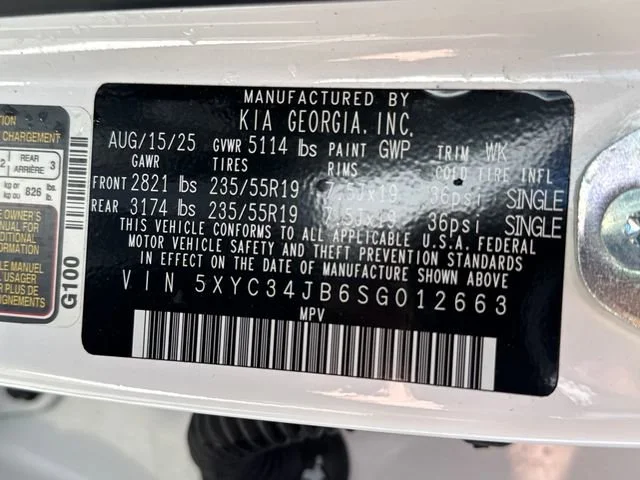 Used 2025 Glacier White Pearl Kia Light image 17