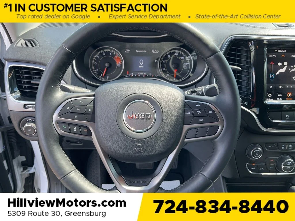 Certified Used 2019 Bright White Clearcoat Jeep Limited image 19