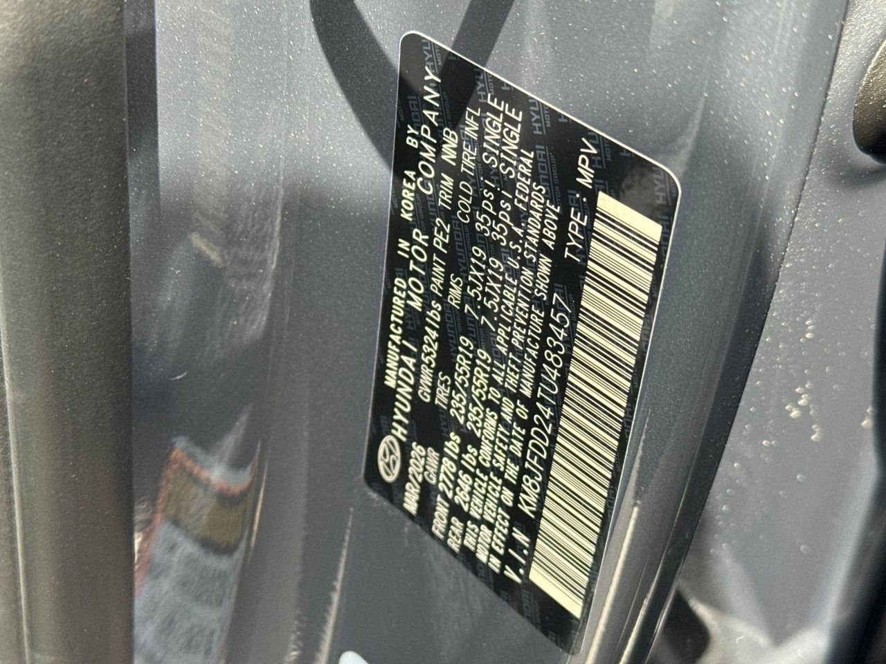 New 2026 Gray Hyundai Limited image 27