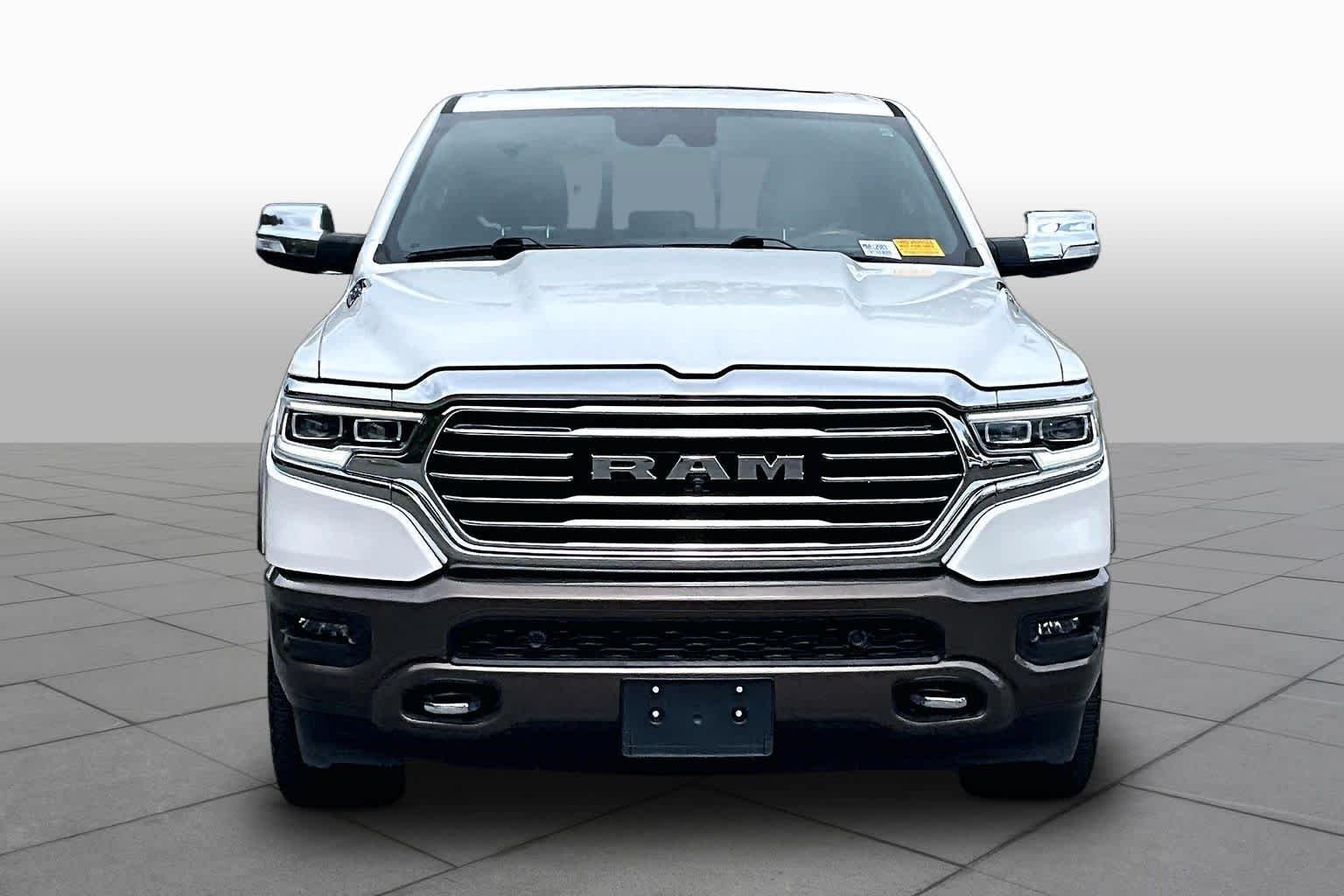 Used 2021 Ivory White Tri-Coat Pearlcoat Ram Longhorn image 4