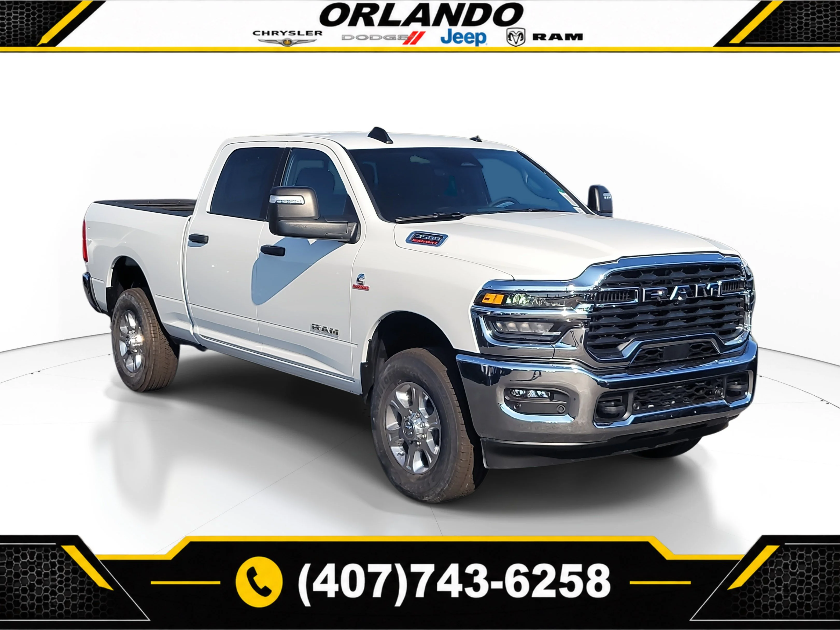New 2026 Bright White Clearcoat Ram Big Horn image 1