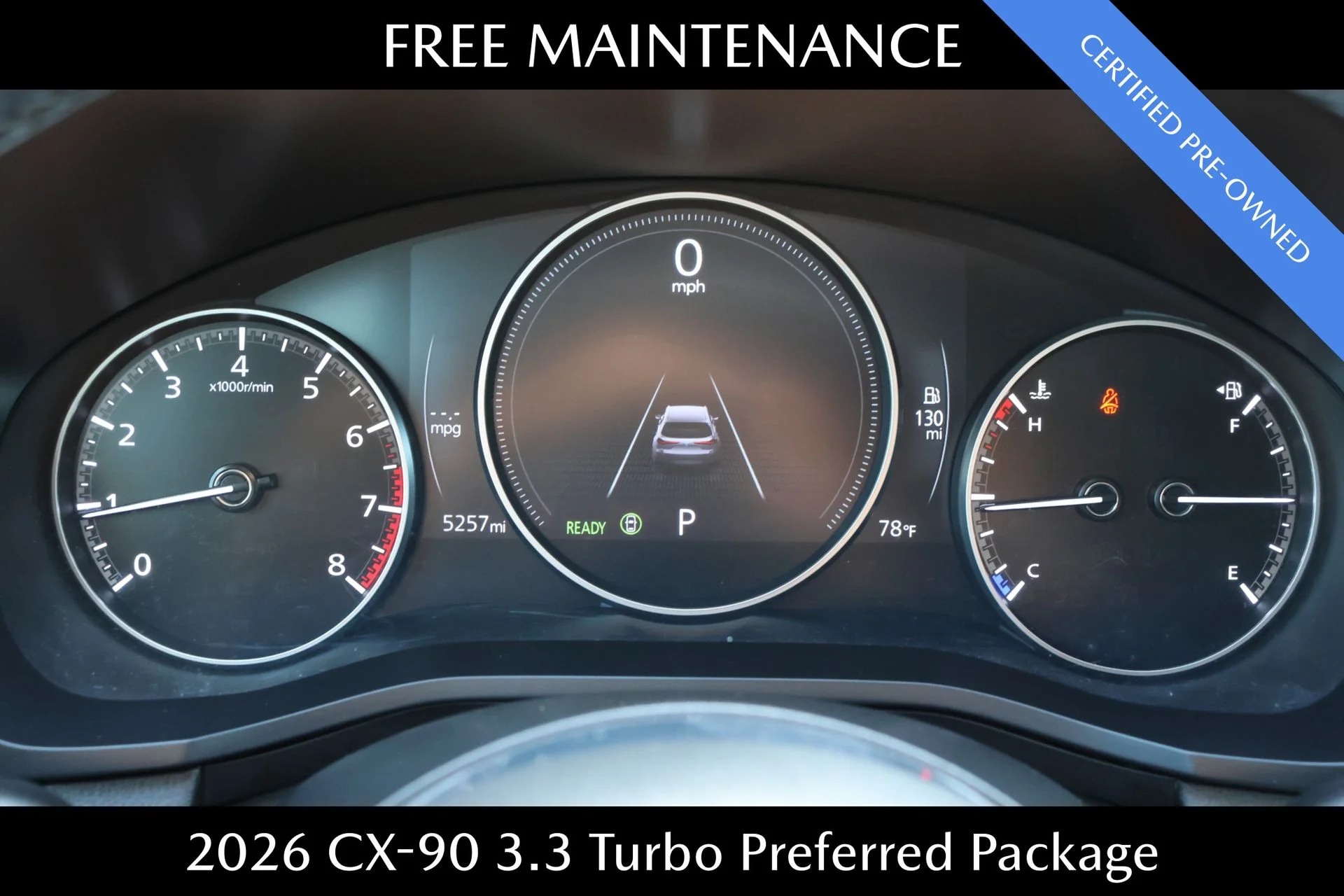 Certified Used 2026 Black Mazda 3.3 Turbo Preferred image 12