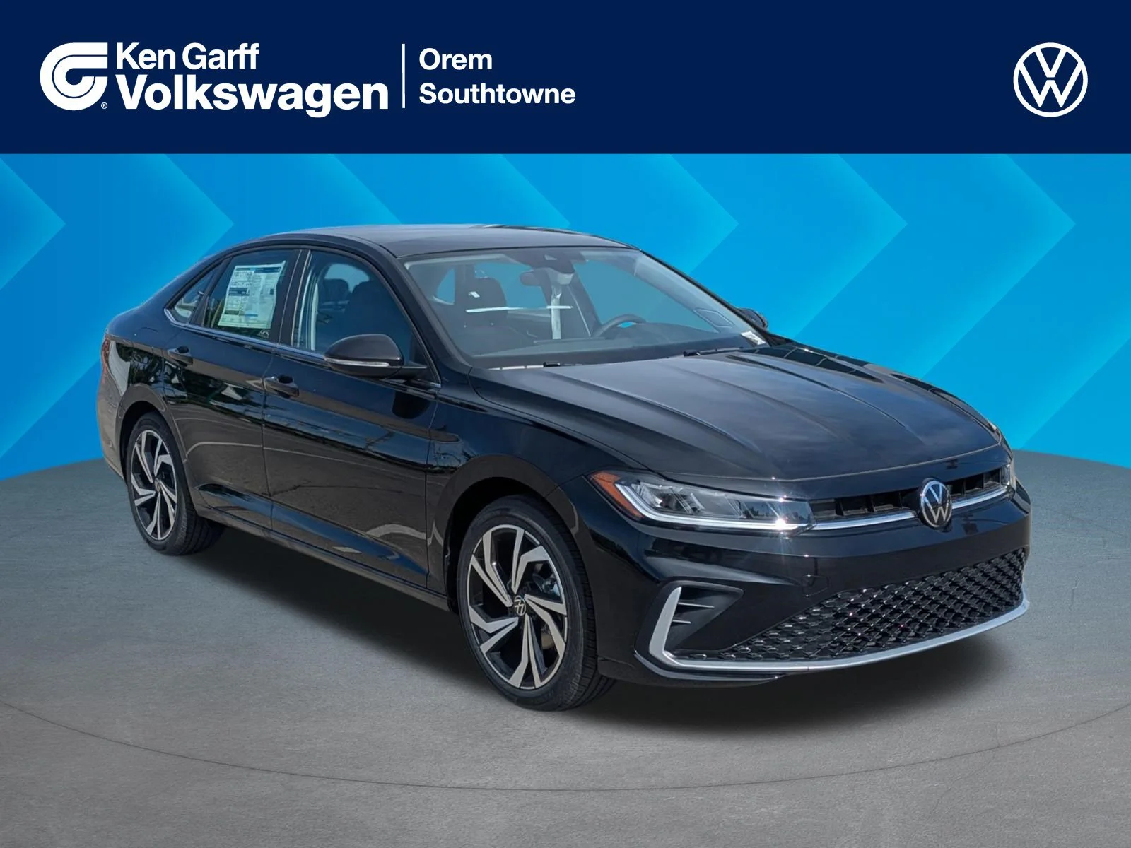New 2026 Deep Black Pearl Volkswagen SEL image 1