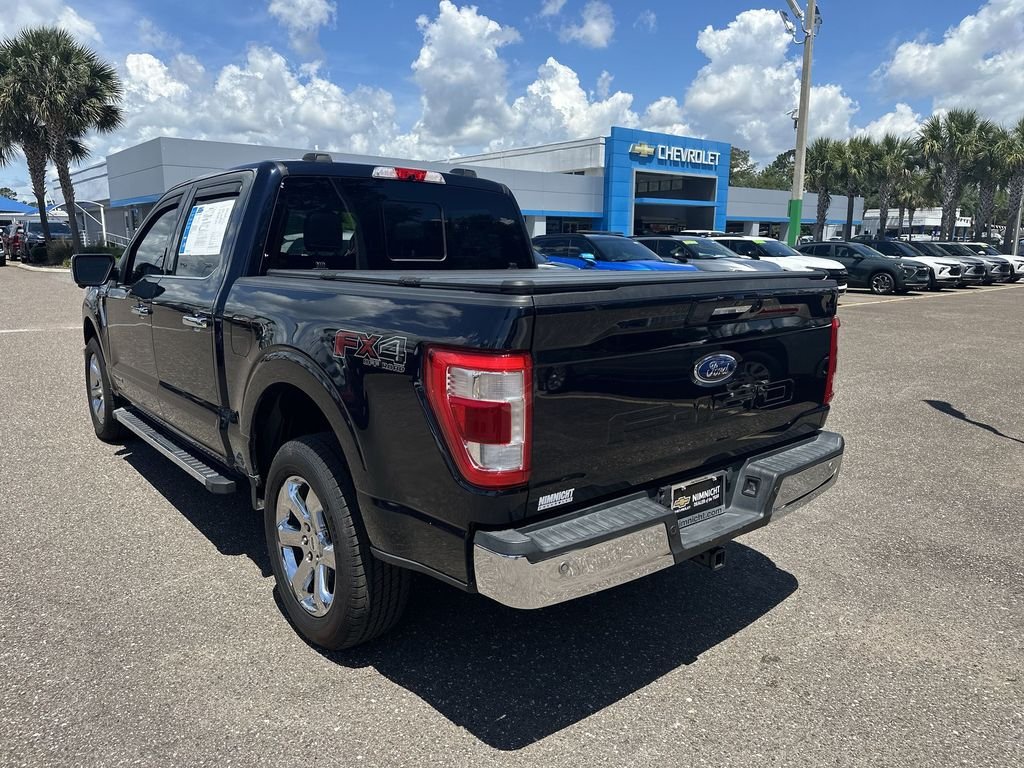 Used 2021 Blue Ford Lariat image 14