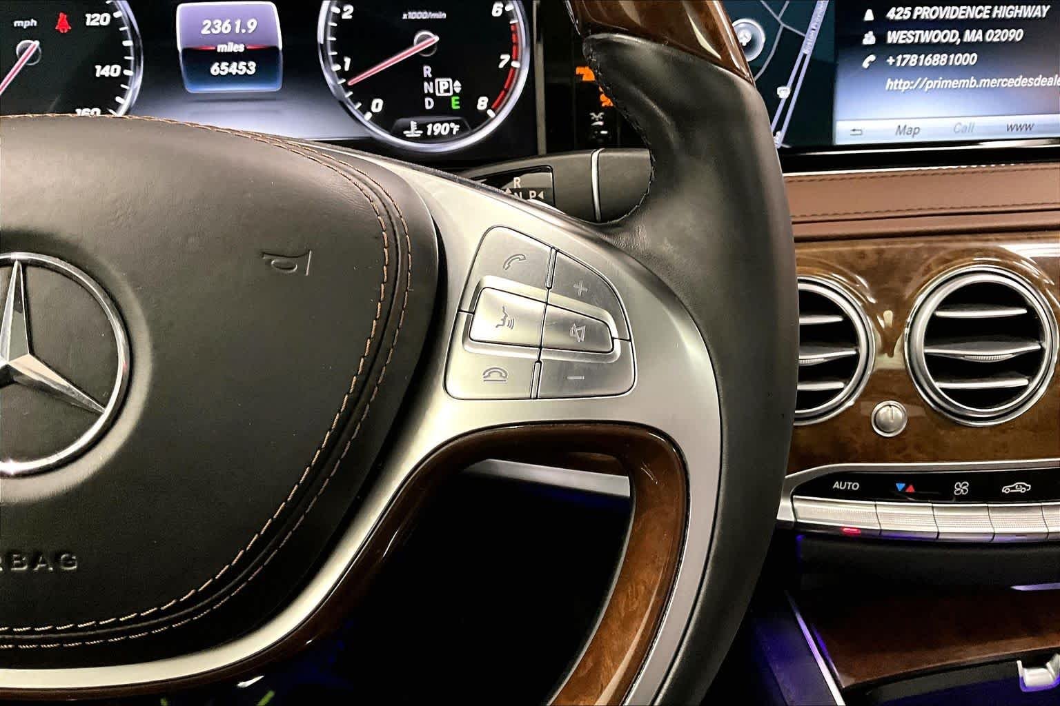Used 2017 designo Diamond White Metallic Mercedes-Benz S 550 image 25