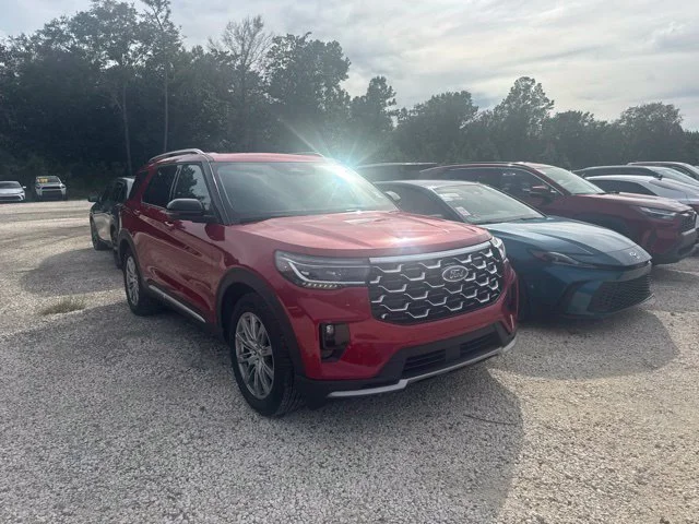 Used 2025 Red Ford Platinum image 2