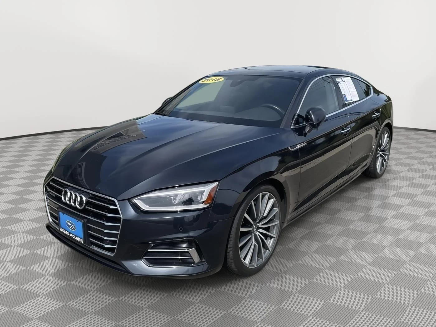 Used 2018 Moonlight Blue Metallic Audi Premium Plus image 10