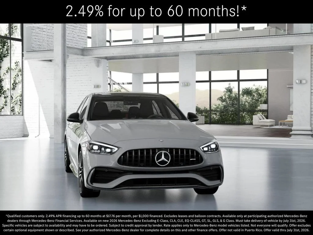New 2026 MANUFAKTUR Alpine Grey Mercedes-Benz AMG® C 43 4MATIC Sedan image 50