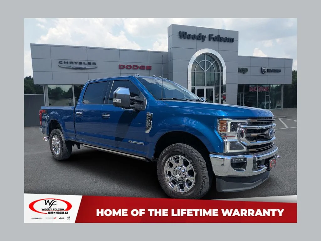 Used 2022 Blue Ford King Ranch image 1