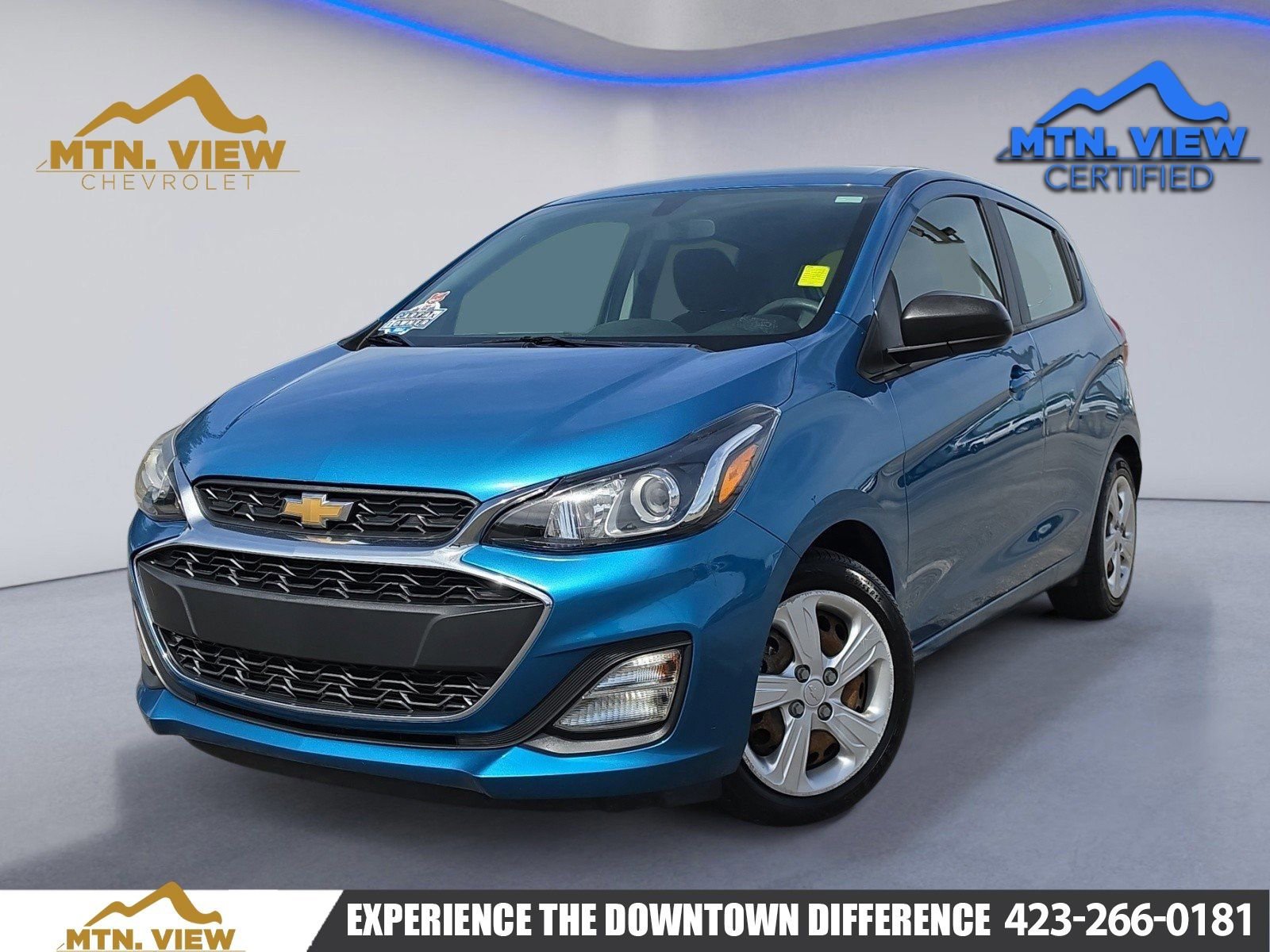 CARIBBEAN BLUE METALLIC 2019 Chevrolet Spark LS FWD Hatchback Front-Wheel Drive