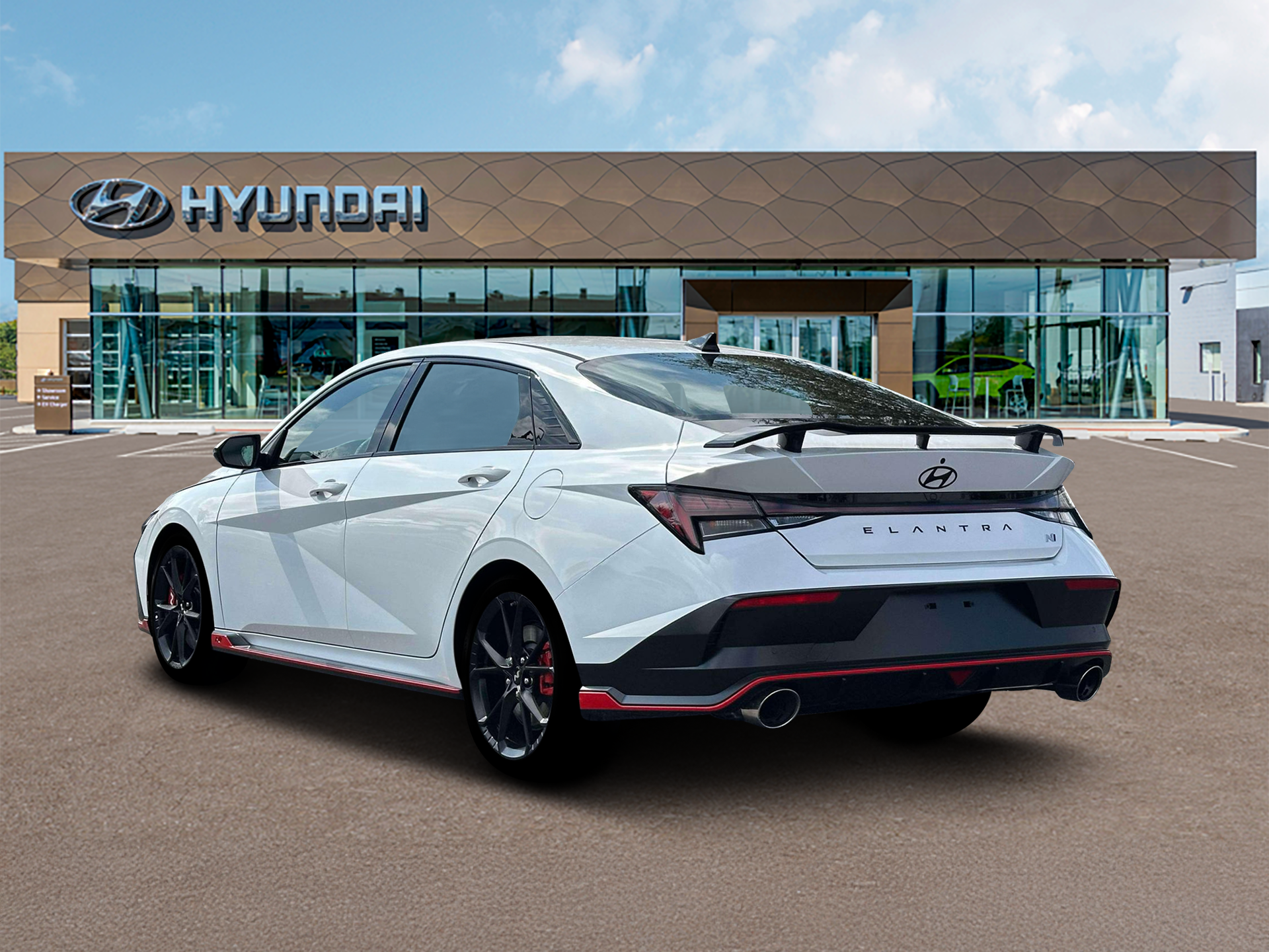 New 2026 Atlas White Hyundai Sedan image 5