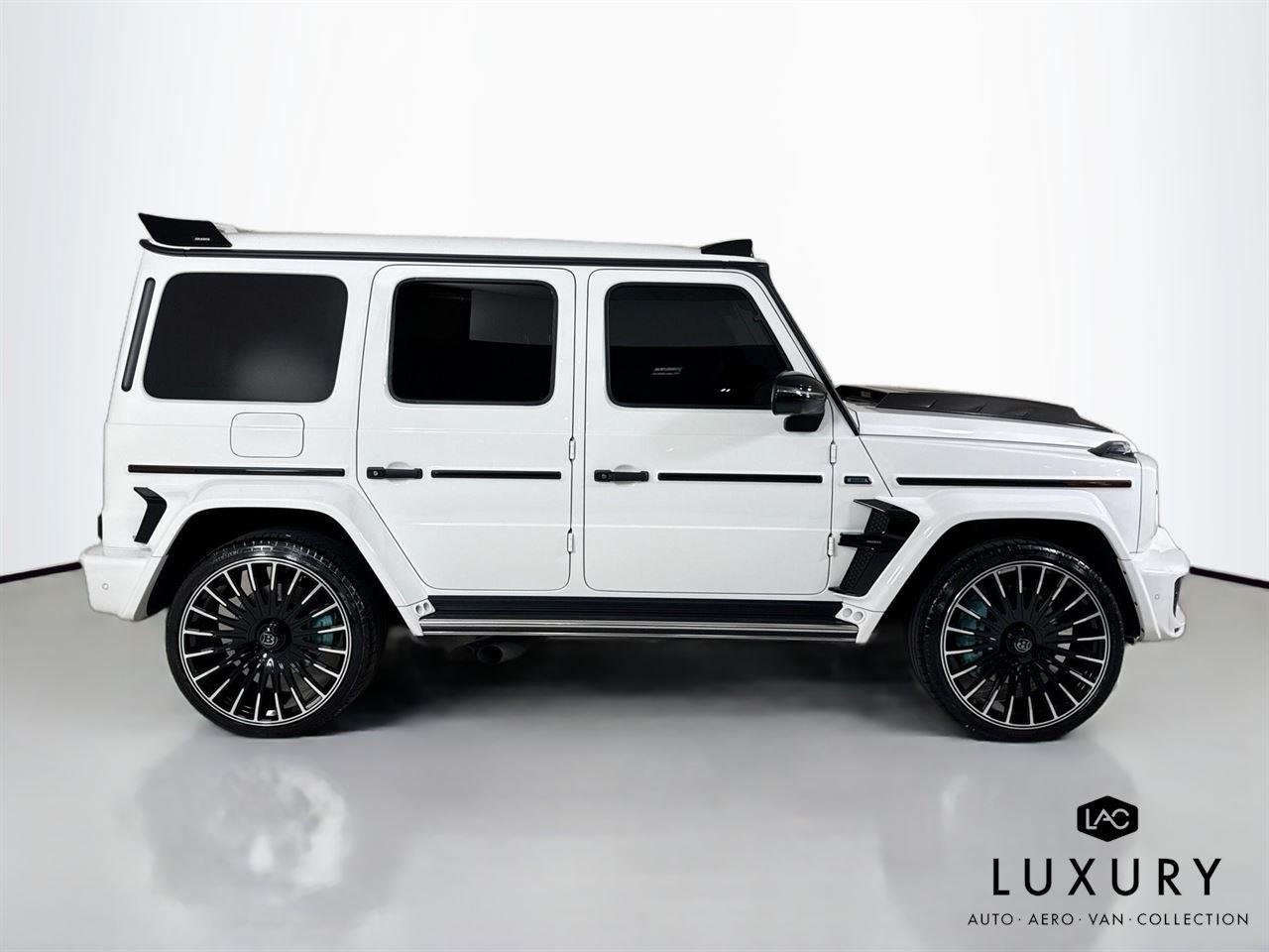 Used 2024 Polar White Mercedes-Benz AMG® G 63  Brabus Custom Widebody / Custom Tiffany Interior image 5