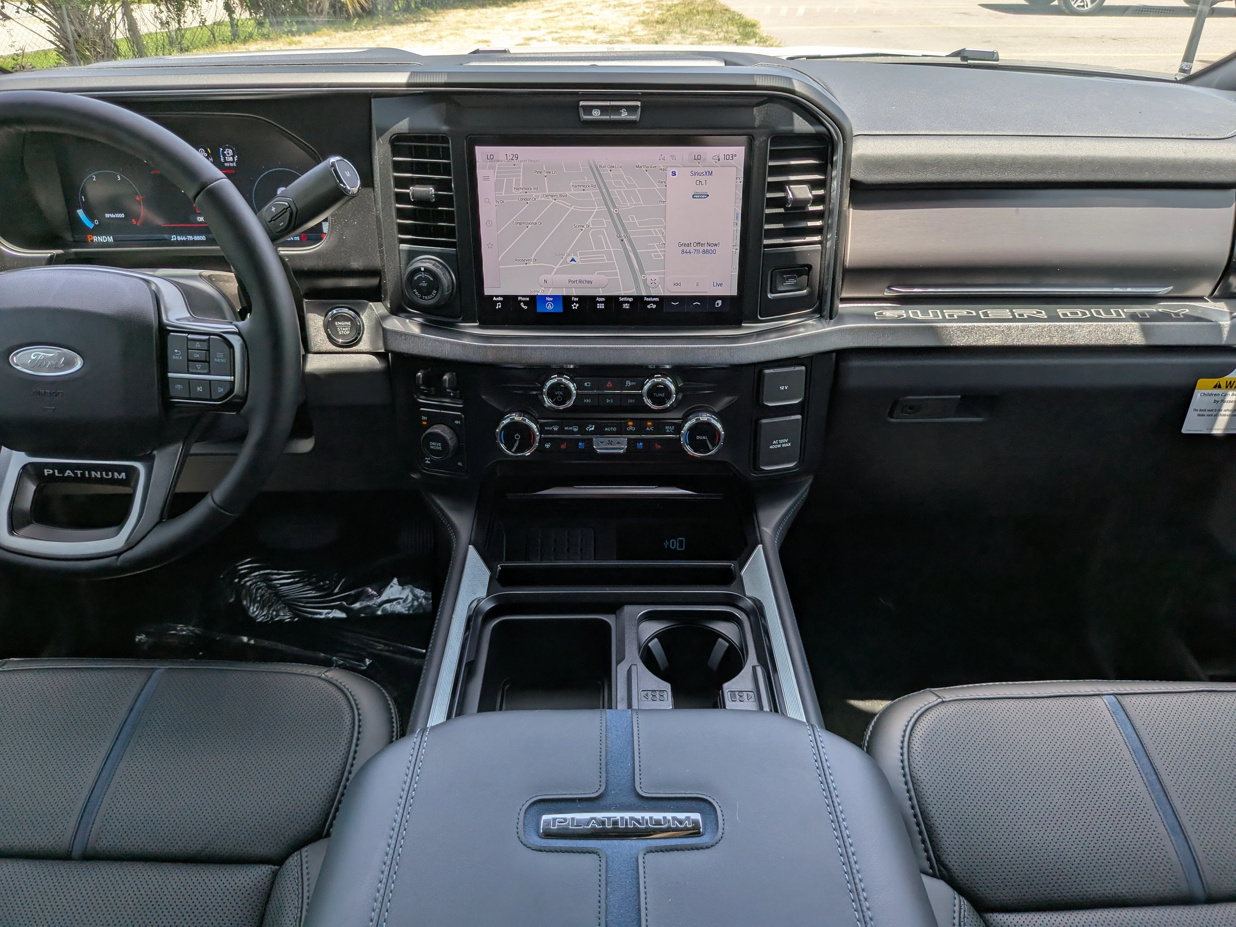 New 2026 Star White Metallic Tri-Coat Ford F-250® Platinum® image 16