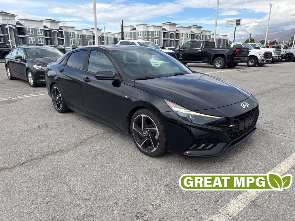 Used 2021 Phantom Black Hyundai N Line image 1