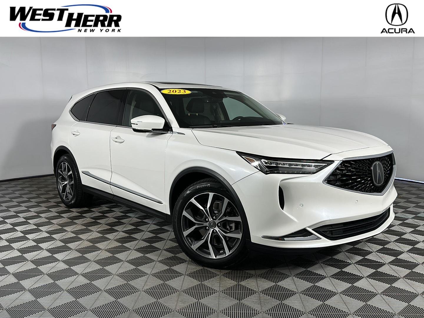 Used 2023 Platinum White Pearl Acura SH-AWD w/Tech image 1