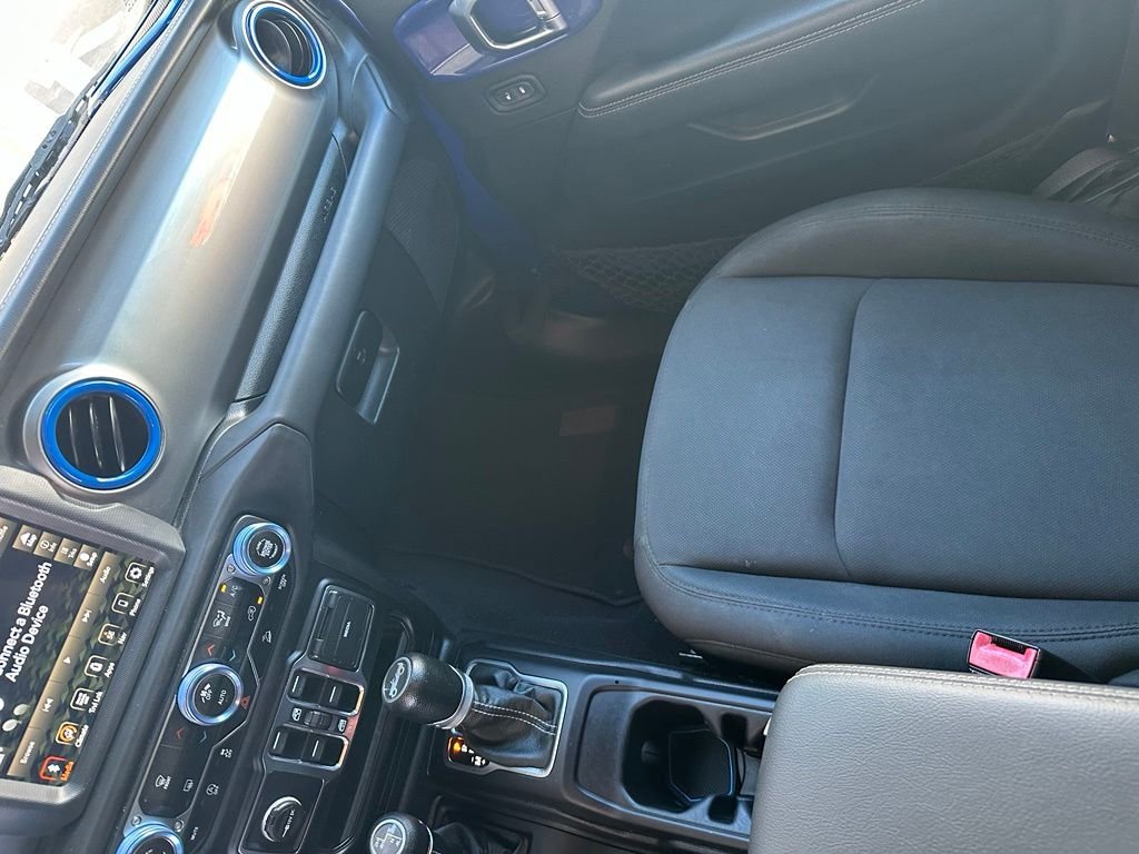 Used 2020 Blue Jeep Unlimited Sahara image 24