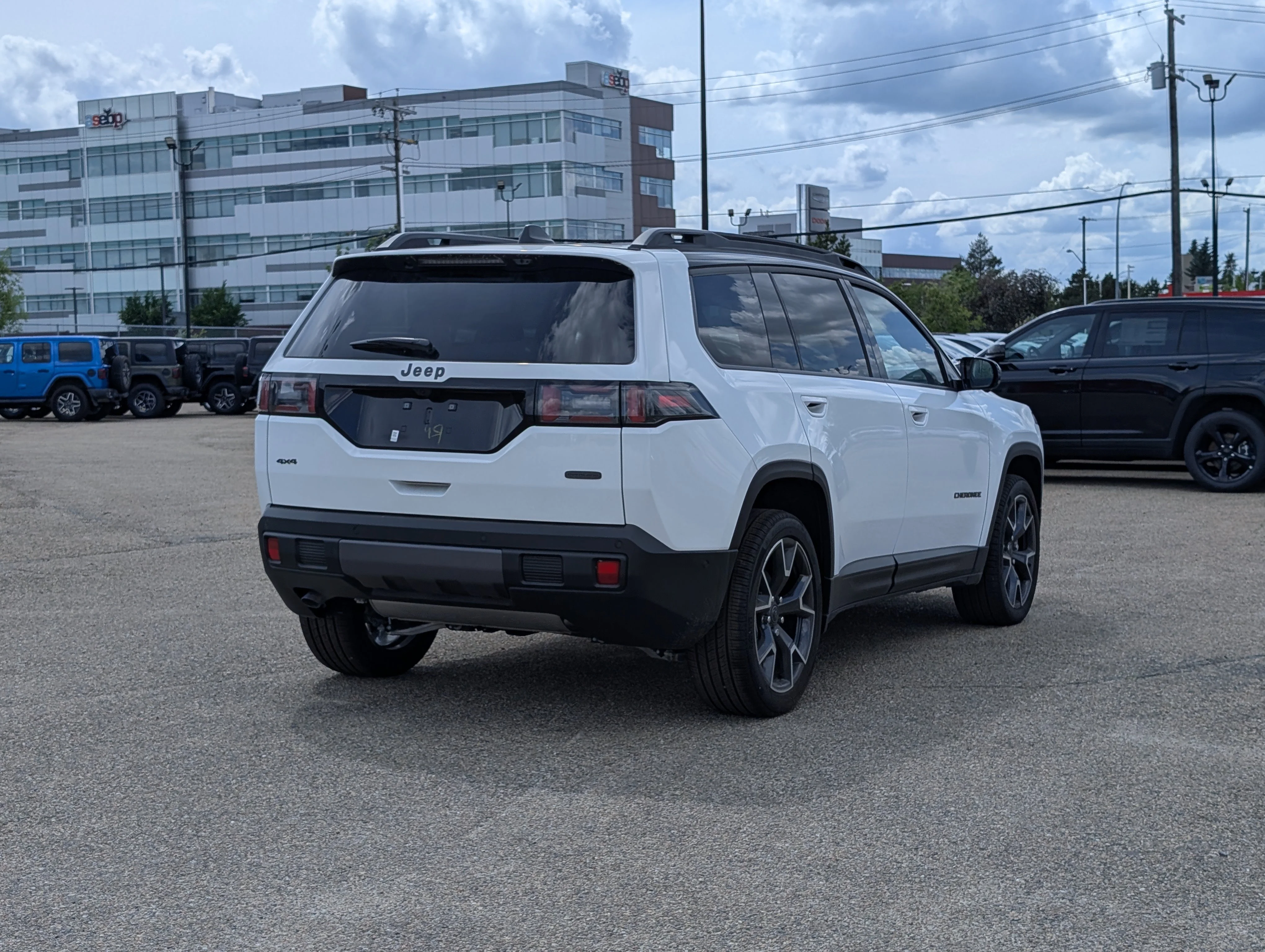 New 2026 Bright White Jeep Overland image 7