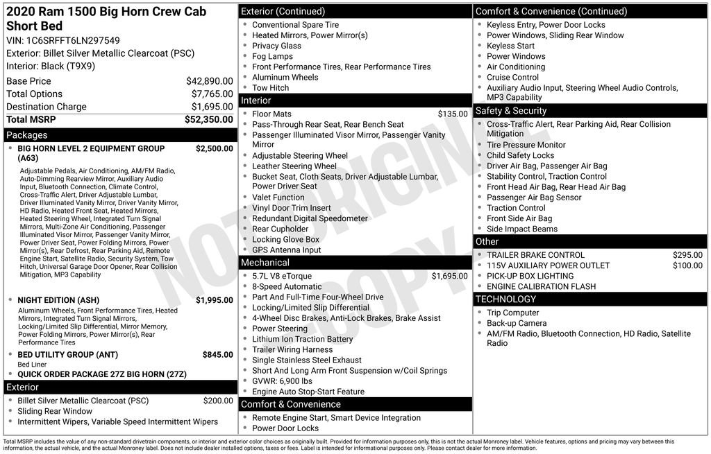 Used 2020 Silver Ram Big Horn/Lone Star image 6