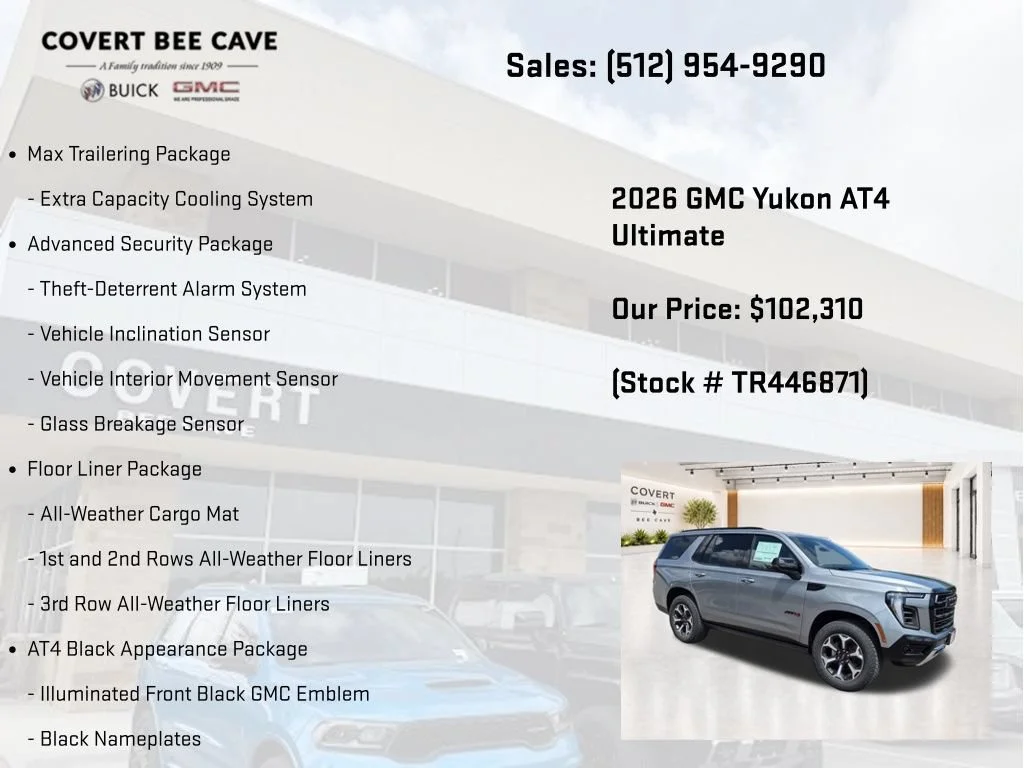 New 2026 GMC Yukon AT4 Ultimate, photo 20