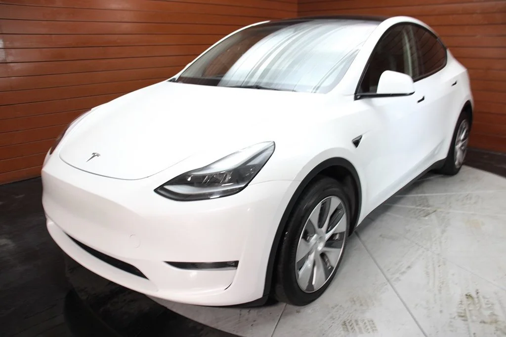 Used 2023 Pearl White Multi-Coat Tesla Long Range image 1