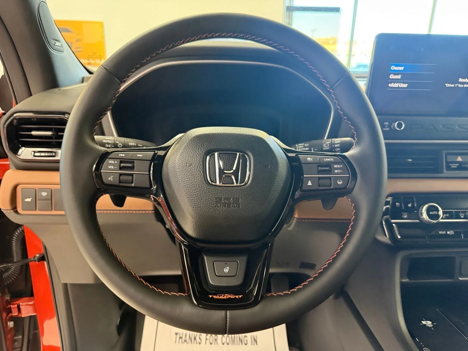 Used 2026 Orange Honda TrailSport Elite Blackout image 17