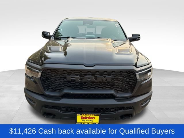 New 2026 Diamond Black Crystal Pearl-Coat Exterior Paint RAM Rebel image 2