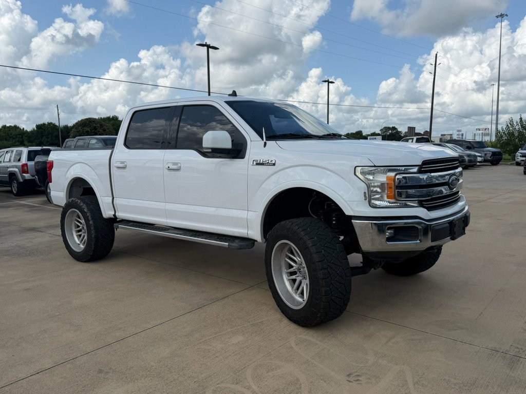 Used 2018 White Platinum Metallic Tri-Coat Ford LARIAT image 8