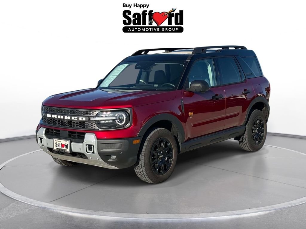 Used 2025 Red Ford Badlands image 1