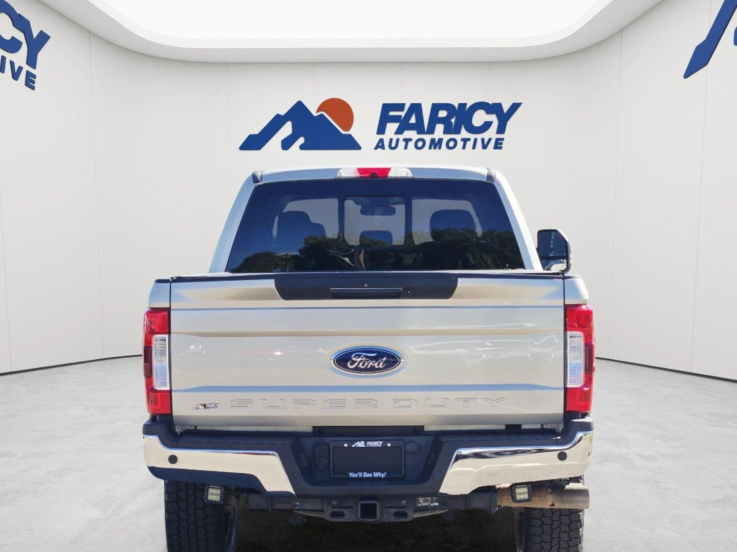 Used 2018 White Gold/Stone Gray Ford Lariat image 8